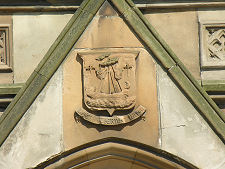 Crest on the Town Hall