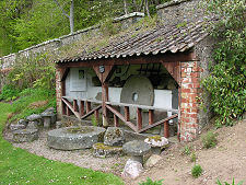 Shelter for Pictish Stones in Garden