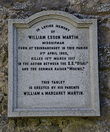 Memorial to William Esson Martin