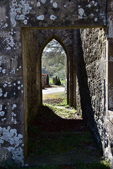 Looking Through the Stair Extension