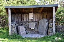 Symbol Stones Displayed in Village