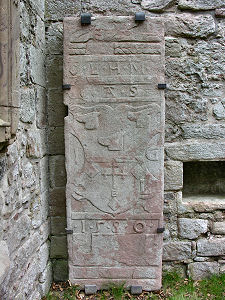Grave Slab Dated 1580