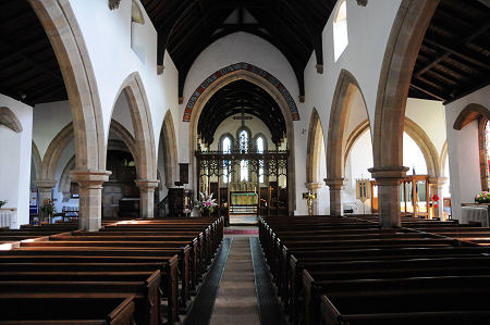 Interior of the All Saints, Looking East