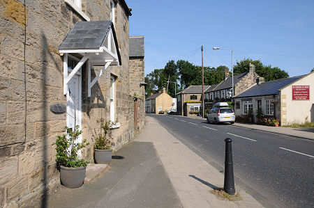 Looking Along Front Street in Longframlington