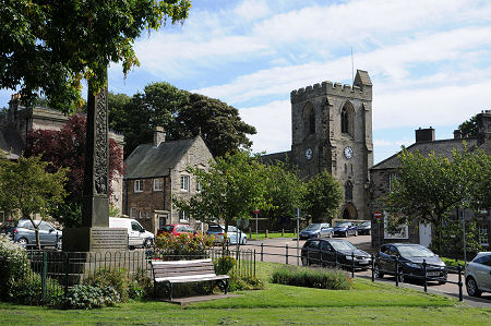 The Centre of Rothbury and the Armstrong Cross