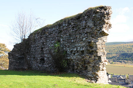 View of the Rear of the Castle Wall