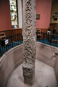 Lower Part of Cross, Showing the Recessed Floor Needed to Allow it to Stand in the Church