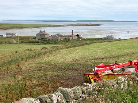 South End of Sanday: Looking Over Stove, with Stronsay in the Distance
