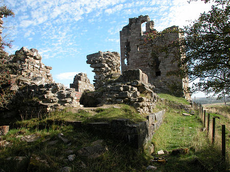 Sanquhar Castle from the North