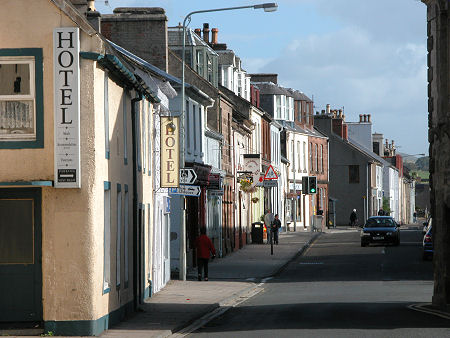 Sanquhar High Street from the North-West