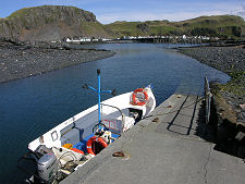 The Easdale Ferry with Seil in View