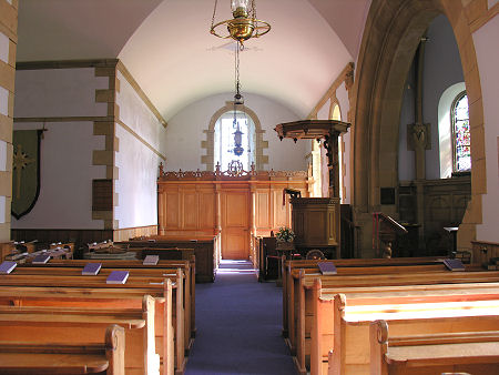 Interior of the Kirk, Looking East