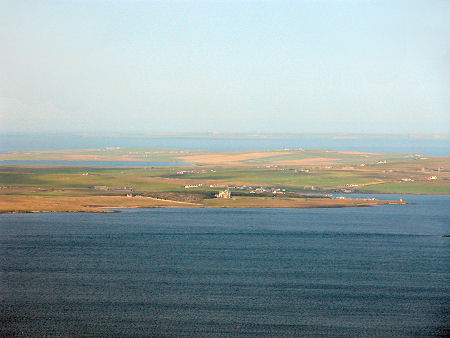 Distant View of Shapinsay from Wideford Hill, West of Kirkwall