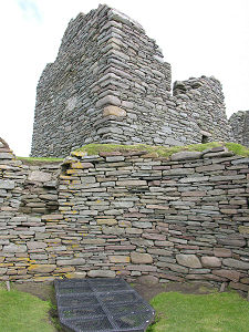 Broch in the Foreground, Hall Beyond