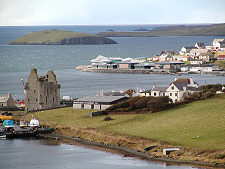 Scalloway Castle and Harbour