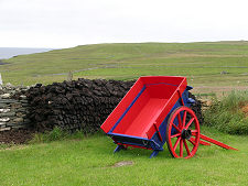 Peat Stack and Peat Cart