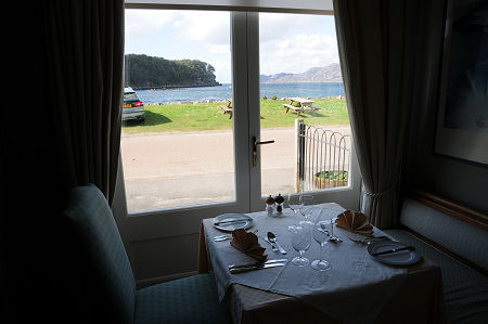 The View from Tigh an Eilean's Restaurant