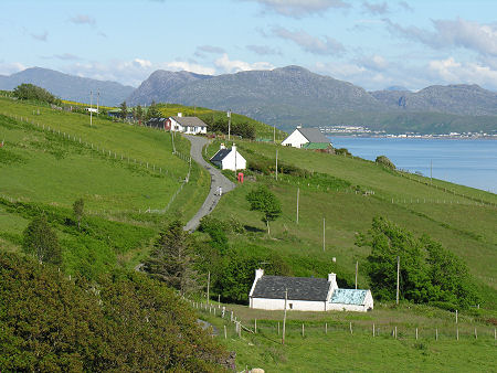 Aird of Sleat from the West, with Mallaig in the Background