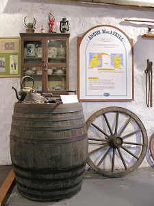 Barrel Used as Table