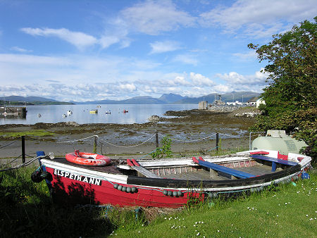 Armadale Bay with the Mountains Around Loch Hourn in the Background