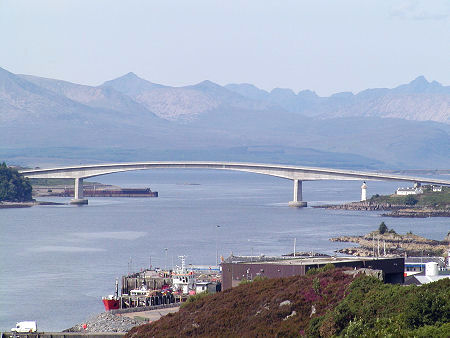 Skye Bridge Framed by the Cuillin, With Kyle of Lochalsh in the Foreground