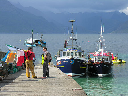 Fishing Boats and The Cuillin