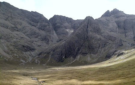 The Black Cuillin from the North End of Glen Brittle