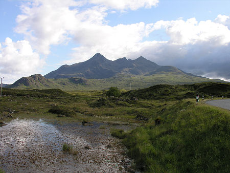 View of the Black Cuillin from Sligachan 