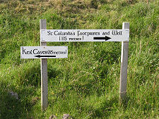 Signposts to Footsteps & Caves