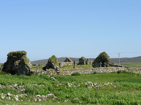 The Teampull Mor Complex Seen from the South-West