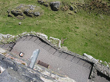View Down Side of the Tower