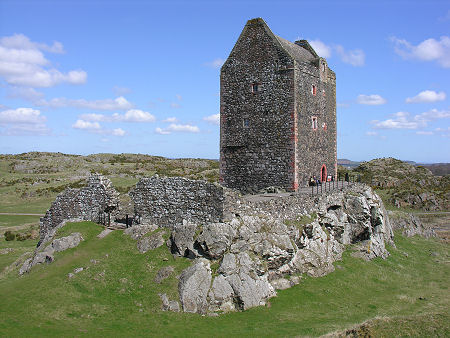 The Tower from the South Before the Grass Roof was Installed