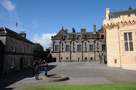 Outer Close from the East, Showing the Palace and Great Hall