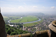 Stirling Castle and the River Forth