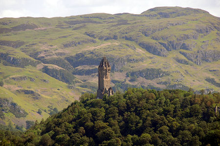 The National Wallace Monument and the Ochils from Stirling Castle