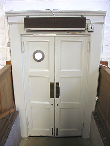 A Church Door with a Porthole!