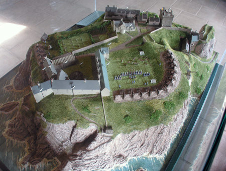 Dunnottar Castle from the East: Display Model in Castle