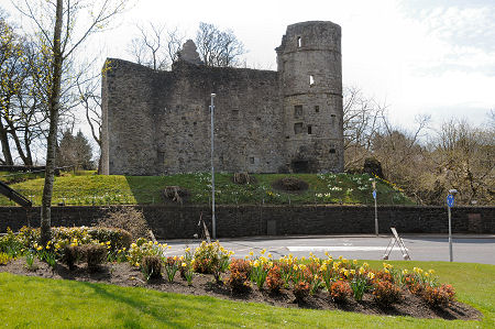 Strathaven Castle from the North
