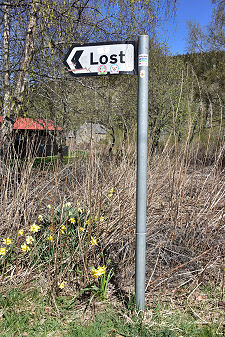 One of the Roadsigns to Lost