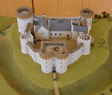 Castle Model in Visitor Reception