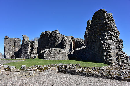 East Side of Kildrummy Castle