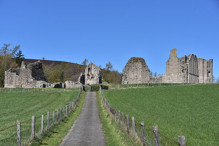 Approaching Kildrummy Castle