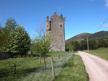 Invermark Castle from the Approach Path