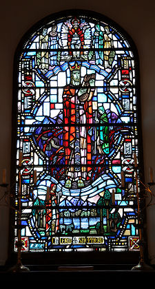 Stained Glass Window, East Gable