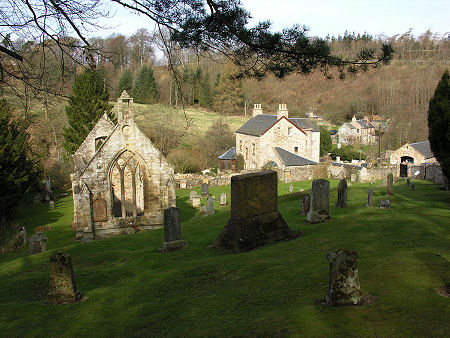 The Old Parish Church and the Valley of the River South Esk