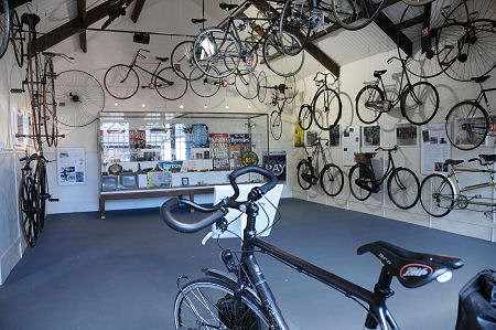 The Interior of the Main Room, with Mark Beaumont's  Round the World Cycle in the Foreground