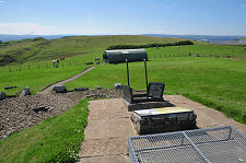 Visitor Centre from Cairn