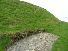 The Path Up the Central Mound