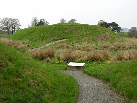 Peel of Lumphanan from the East, Showing the Access Path