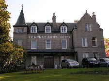 The Front of the Learney Arms Hotel
